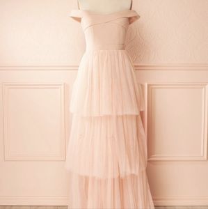 Boutique 1861 Blush pink gown/prom dress size large